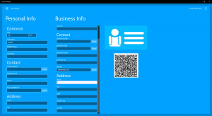 vCard Generator - náhled