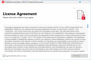 Paradise Ransomware decryption tool - náhled