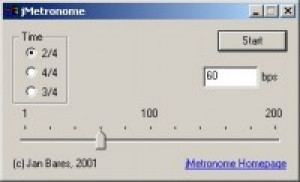 jMetronome - náhled