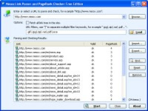 Nesox Link Checker - náhled