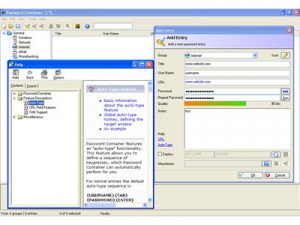 Password Container - náhled