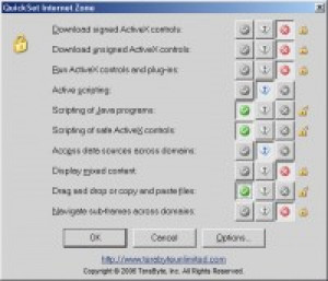 QuickSet Internet Zone - náhled