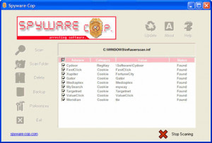 Spyware-Cop - náhled