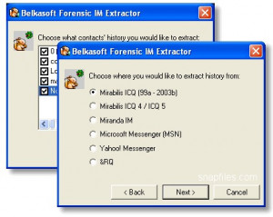Belkasoft Forensic IM Extractor - náhled