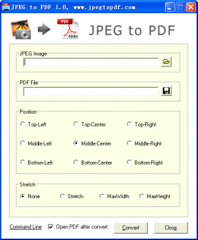 JPEG to PDF - náhled