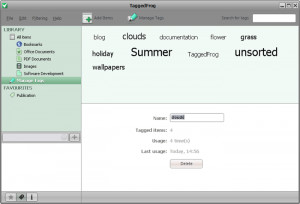 TaggedFrog - náhled