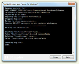 Notification Area Cleaner - náhled