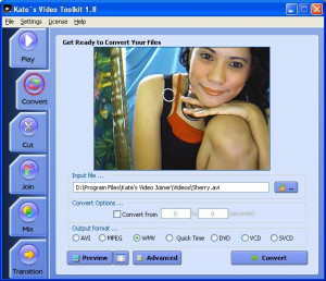 Kate's Video Toolkit - náhled