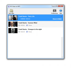 4K Video to MP3 - náhled