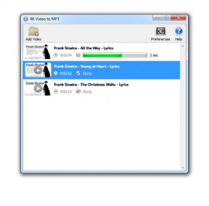 4K Video to MP3 - náhled