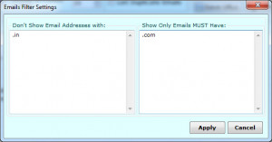 Email Extractor URL - náhled