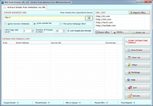 Email Extractor URL - náhled