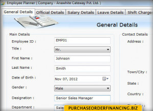 Employee Shift Scheduling Software - náhled