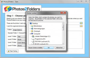 Photos2Folders - náhled