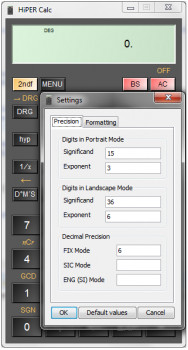 HiPER Calc - náhled