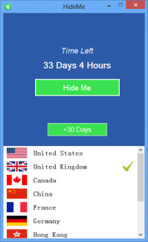 HideMe VPN - náhled