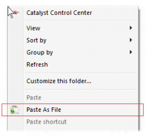 Paste As File - náhled
