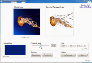 Transparent Image Converter - náhled