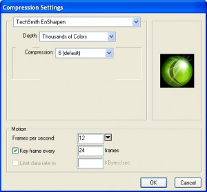 EnSharpen Video Codec - náhled