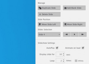 Responsive Content Slider - náhled