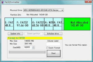 Fat32Formatter - náhled