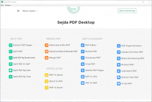 Sejda PDF Desktop - náhled
