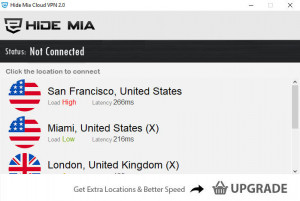 Hide Mia Cloud VPN - náhled
