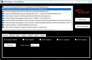 DXVK Manager - náhled