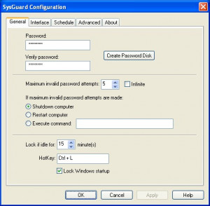 SysGuard - náhled