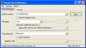 Simple Search-Replace - náhled