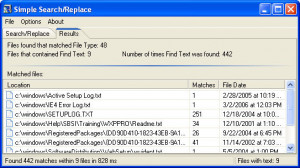 Simple Search-Replace - náhled
