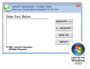 Jashsoft Cryptographer Portable - náhled