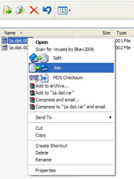 File Splitter and Joiner - náhled