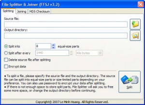 File Splitter and Joiner - náhled