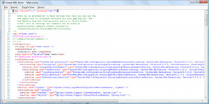 Simple XML Editor - náhled