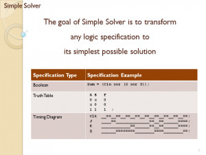 Simple Solver - náhled