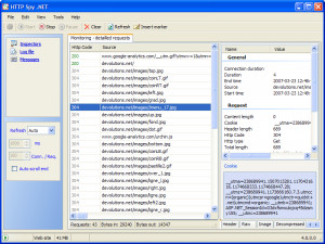 HTTP Spy .NET - náhled