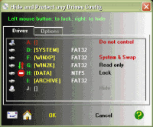 Hide and Protect any Drives - náhled