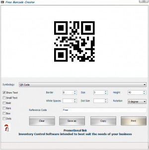 Free Barcode Creator - náhled