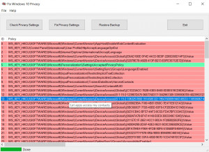 Fix Windows 10 Privacy - náhled