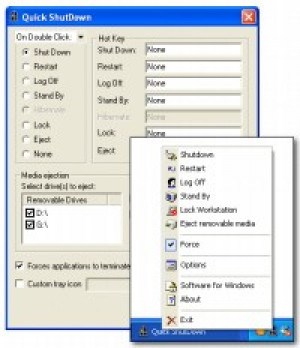Quick ShutDown - náhled