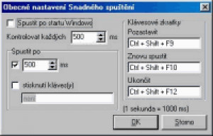 Snadné spuštění - náhled