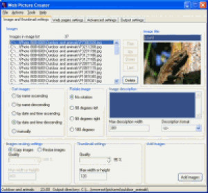 Web Picture Creator - náhled