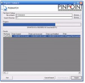 Pinpoint FileMatch - náhled