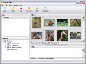 ImageSafe - náhled