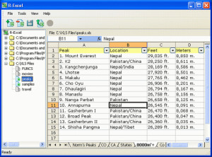 R-Excel - náhled