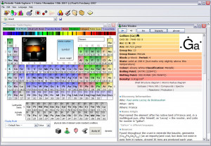 Periodic Table Explorer - náhled
