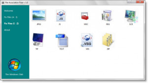 File Association Fixer - náhled