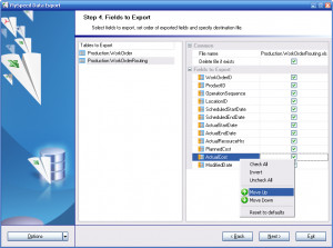 FlySpeed Data Export - náhled