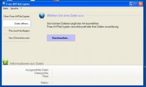 Free AVFileCrypter - náhled